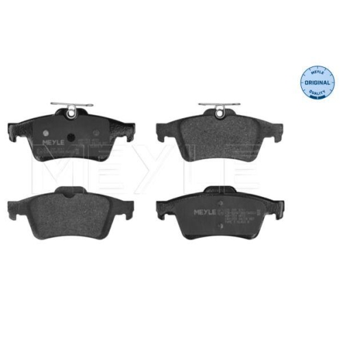 Bremsbelagsatz Scheibenbremse Meyle 0252413717 Meyle-original: True To Oe. f&uuml;r