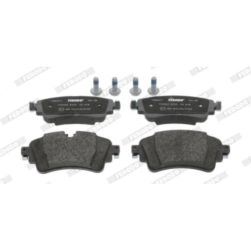 Bremsbelagsatz Scheibenbremse Ferodo FDB4617 Premier Eco Friction f&uuml;r Audi VW