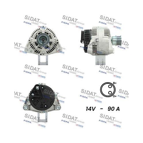 Generator Sidat A12VA0381A2 f&uuml;r Bmw