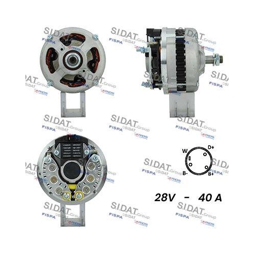 Generator Sidat A24VA0123A2 f&uuml;r