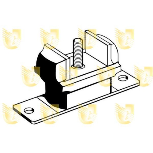 Lagerung Motor Unigom 395098 f&uuml;r Fiat Vorne