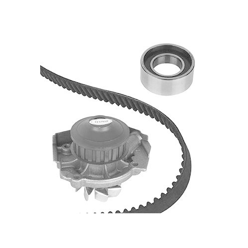 Wasserpumpe + Zahnriemensatz Graf KP286-3 f&uuml;r Fiat Lancia