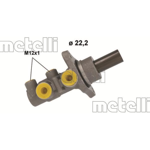 Hauptbremszylinder Metelli 05-1219 f&uuml;r Citro&euml;n Mitsubishi Peugeot