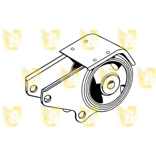 Lagerung Motor Unigom 395099 f&uuml;r Citro&euml;n Fiat Peugeot Hinten