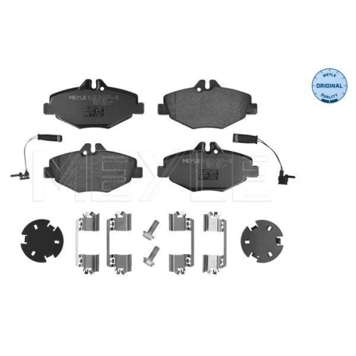 Bremsbelagsatz Scheibenbremse Meyle 0252374320W Meyle-original: True To Oe. für