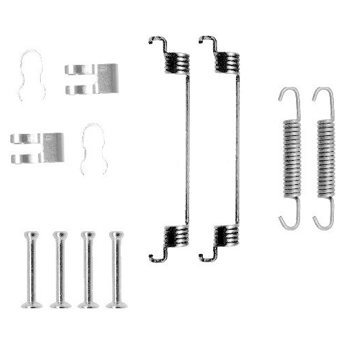 Zubeh&ouml;rsatz Bremsbacken Hella 8DZ 355 200-561 f&uuml;r Fiat Ferrari Hinterachse