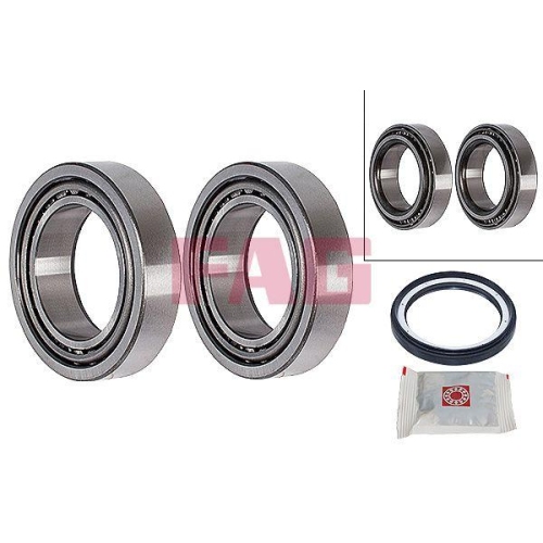 Radlagersatz Schaeffler Fag 713 6191 40 f&uuml;r Mitsubishi Hyundai Vorderachse