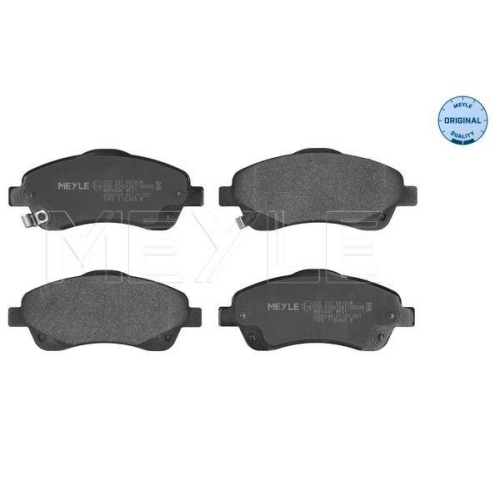 Bremsbelagsatz Scheibenbremse Meyle 0252376819W Meyle-original: True To Oe. f&uuml;r