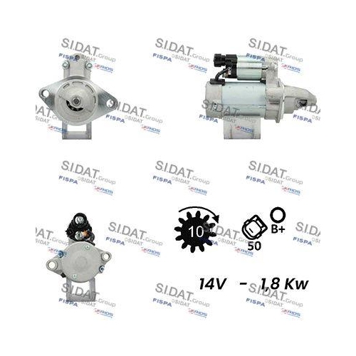 Starter Sidat S12DE0526A2 f&uuml;r Honda