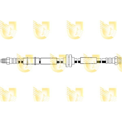 Bremsschlauch Unigom 378387 f&uuml;r Alfa Romeo Vorne