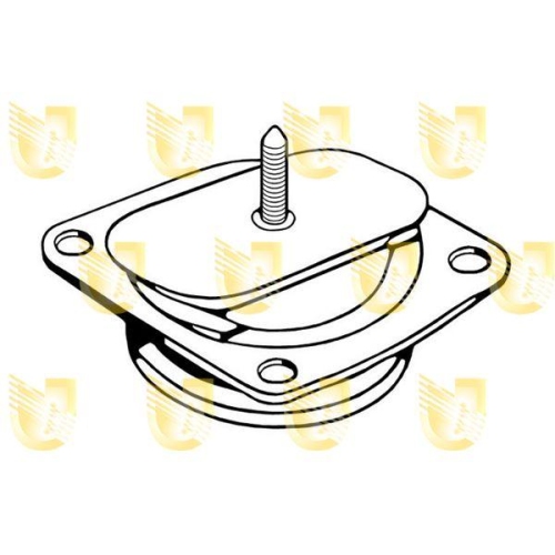 Lagerung Motor Unigom 395115 f&uuml;r Alfa Romeo Fiat F&uuml;r Fahrzeuge Mit Klimaanlage