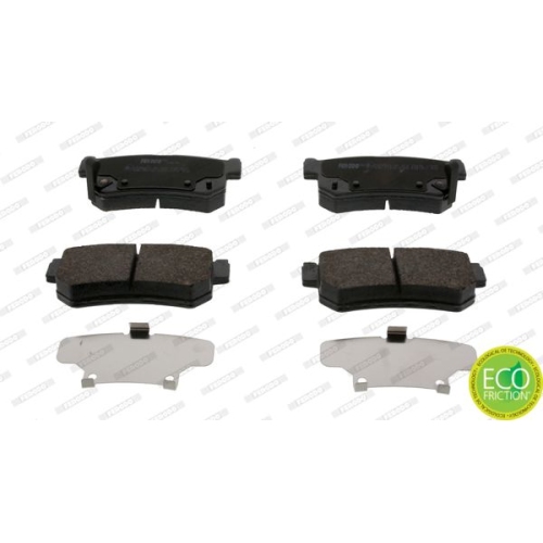 Bremsbelagsatz Scheibenbremse Ferodo FDB1937 Premier Eco Friction f&uuml;r Ssangyong