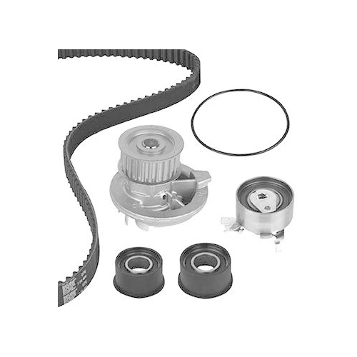 Wasserpumpe + Zahnriemensatz Graf KP572-1 f&uuml;r Opel Vauxhall Chevrolet Daewoo
