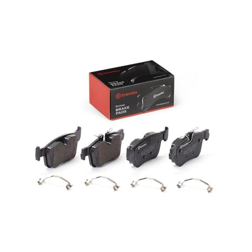 Bremsbelagsatz Scheibenbremse Brembo P86035 Prime Line f&uuml;r Volvo Hinterachse