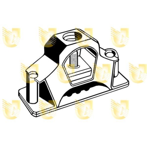 Lagerung Motor Unigom 395120 f&uuml;r Citro&euml;n Fiat Peugeot Hinten Vorne Links