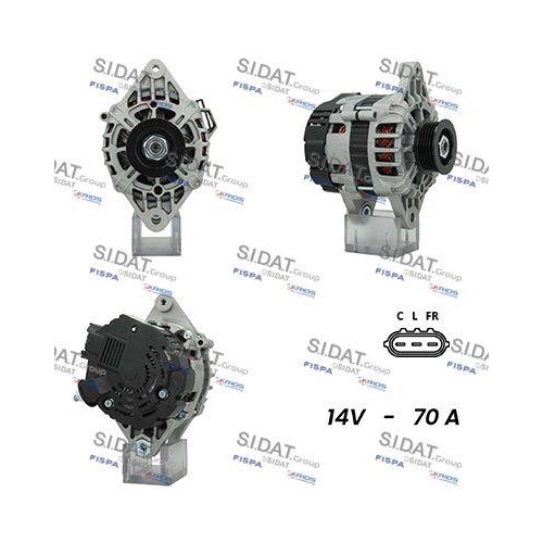 Generator Sidat A12VA0677A2 f&uuml;r Hyundai Kia