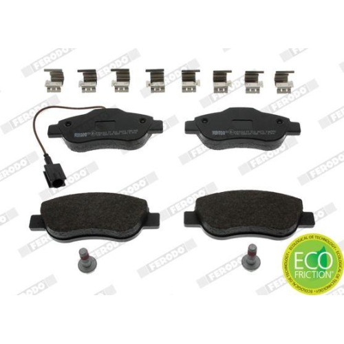 Bremsbelagsatz Scheibenbremse Ferodo FDB1945 Premier Eco Friction f&uuml;r Fiat Ford