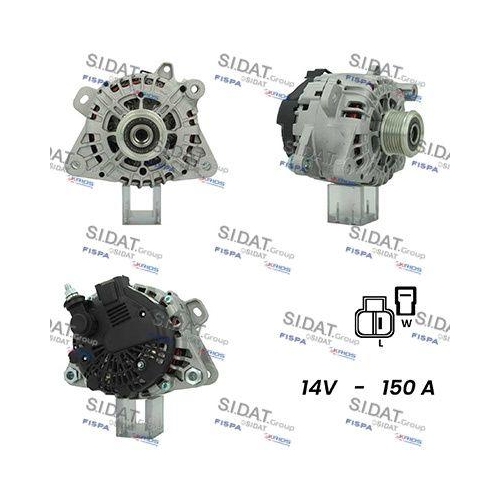 Generator Sidat A12VA0678 f&uuml;r Hyundai Kia