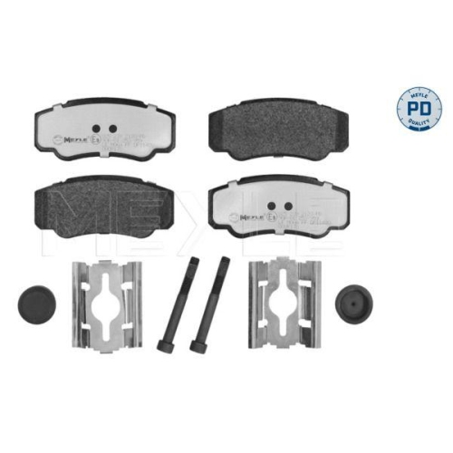 Bremsbelagsatz Scheibenbremse Meyle 0252392120PD f&uuml;r Citro&euml;n Fiat Peugeot
