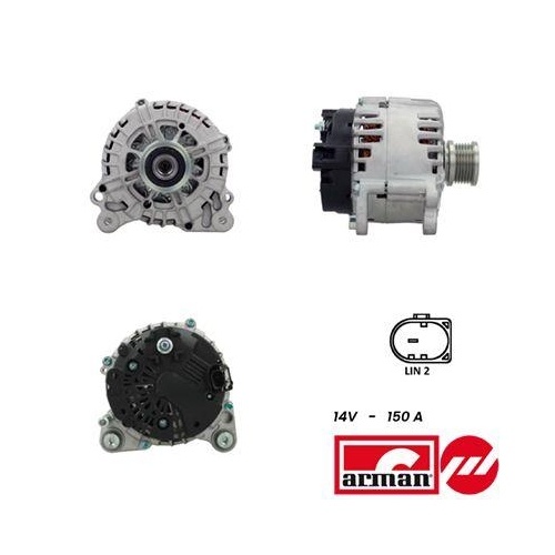 Generator Sidat A12VA0746AS Arman f&uuml;r Audi Seat Skoda VW Vag