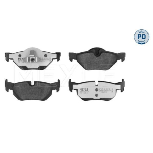 Bremsbelagsatz Scheibenbremse Meyle 0252392617PD f&uuml;r Bmw Hinterachse