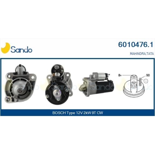 Starter Sando 6010476.1 für Mahindra