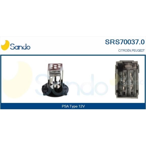 Widerstand Innenraumgebl&auml;se Sando SRS70037.0 f&uuml;r Citro&euml;n/peugeot