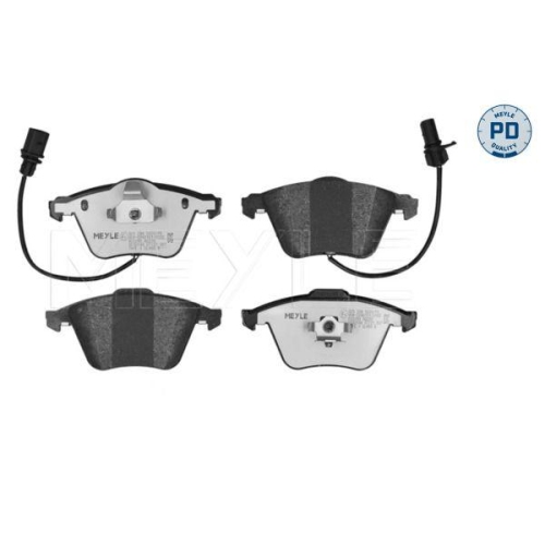 Bremsbelagsatz Scheibenbremse Meyle 0252395020PD f&uuml;r Audi Seat Vorderachse