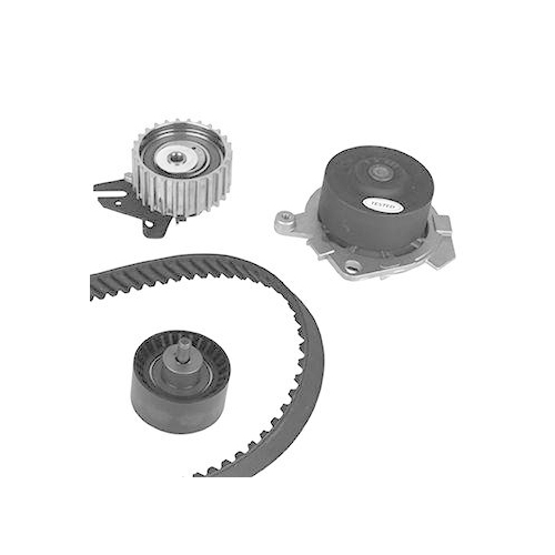 Wasserpumpe + Zahnriemensatz Graf KP621-2 f&uuml;r Alfa Romeo Fiat