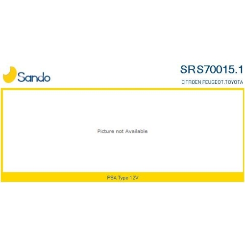 Widerstand Innenraumgebläse Sando SRS70015.1 für Toyota Citroën/peugeot