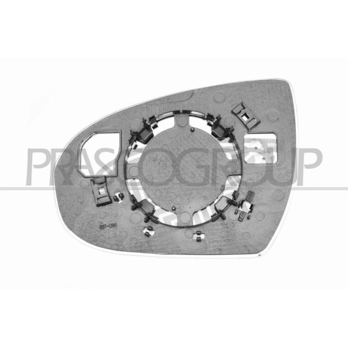 Spiegelglas Au&szlig;enspiegel Prasco HN8067503 f&uuml;r Hyundai Rechts