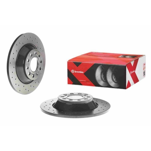 Bremsscheibe Brembo 08.8843.2X Xtra Line - Xtra f&uuml;r Audi Audi (faw) Hinterachse