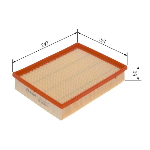 Luftfilter Bosch F026400267 f&uuml;r Renault