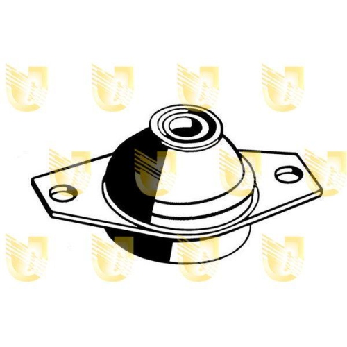 Lagerung Motor Unigom 395152 f&uuml;r Fiat Innocenti F&uuml;r Fahrzeuge Mit Klimaanlage