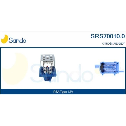 Widerstand Innenraumgebläse Sando SRS70010.0 für Citroën/peugeot