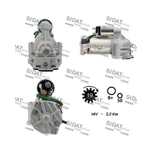 Starter Sidat S12VS0032 f&uuml;r Ford