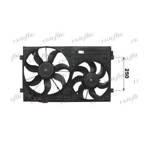 L&uuml;fter Motork&uuml;hlung Frigair 0510.2019 f&uuml;r VW