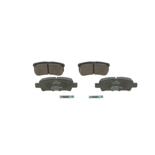 Bremsbelagsatz Scheibenbremse Bosch 0986494502 f&uuml;r Chrysler Dodge Mitsubishi