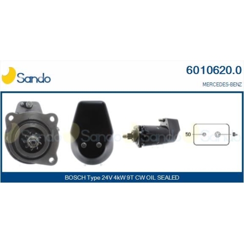 Starter Sando 6010620.0 f&uuml;r Mercedes Benz Mercedes Benz