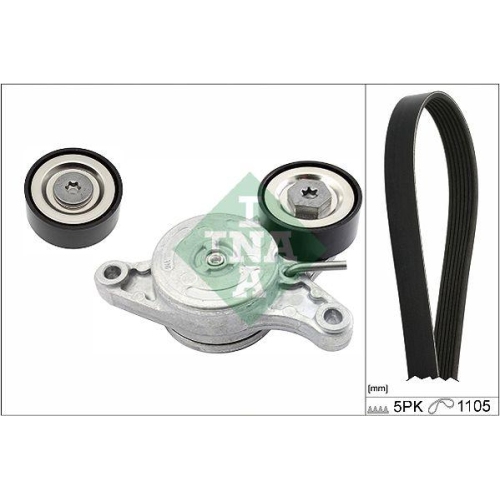 Keilrippenriemensatz Schaeffler Ina 529 0154 10 f&uuml;r Bmw Mini