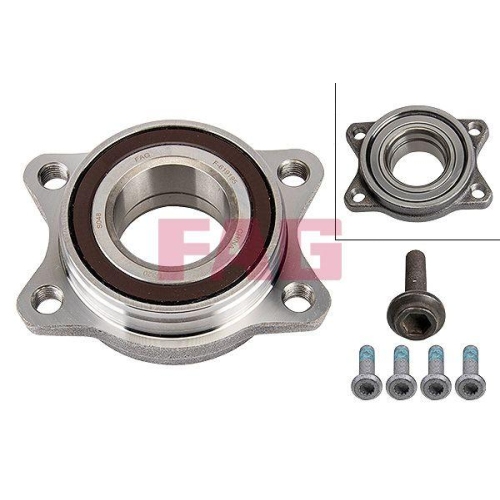Radlagersatz Schaeffler Fag 713 6107 80 für Audi VW Vorderachse