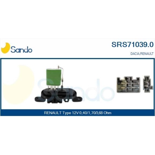 Widerstand Innenraumgebläse Sando SRS71039.0 für Nissan Renault
