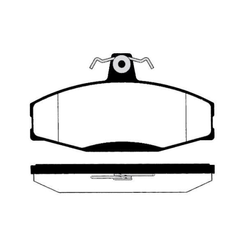 Bremsbelagsatz Scheibenbremse Raicam RA.0258.0 f&uuml;r Skoda VW Vorderachse