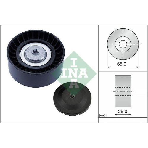 Umlenk /f&uuml;hrungsrolle Keilrippenriemen Schaeffler Ina 532 0804 10 f&uuml;r Bmw Mini