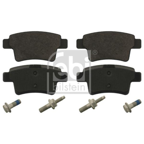 Bremsbelagsatz Scheibenbremse Febi Bilstein 16793 f&uuml;r Citro&euml;n Hinterachse