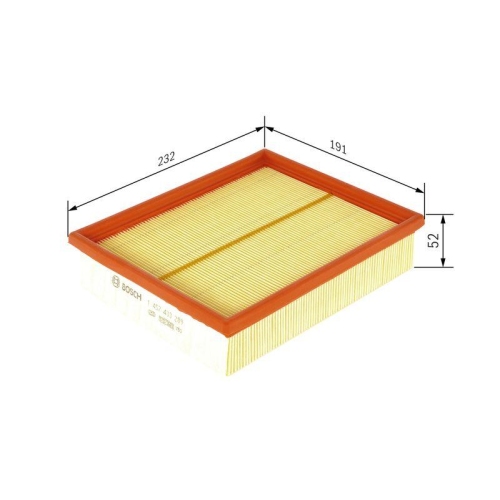 Luftfilter Bosch 1457433289 f&uuml;r Fiat