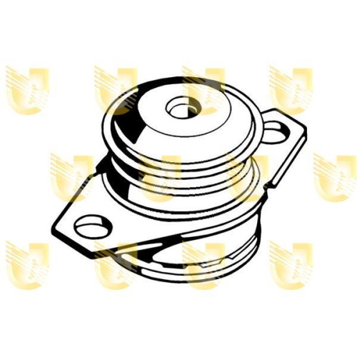 Lagerung Motor Unigom 395163 f&uuml;r Fiat Vorne Vorne Rechts