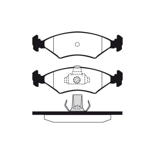 Bremsbelagsatz Scheibenbremse Raicam RA.0219.4 f&uuml;r Ford Tvr Vorderachse