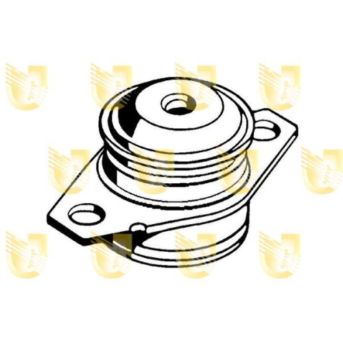 Lagerung Motor Unigom 395164 f&uuml;r Fiat Vorne Vorne Links