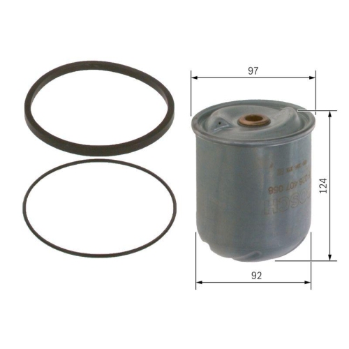 Ölfilter Bosch F026407058 für Daf Renault Solaris